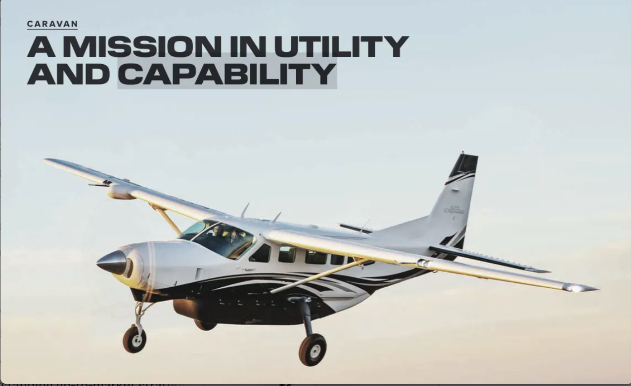 Cessna Caravan in flight